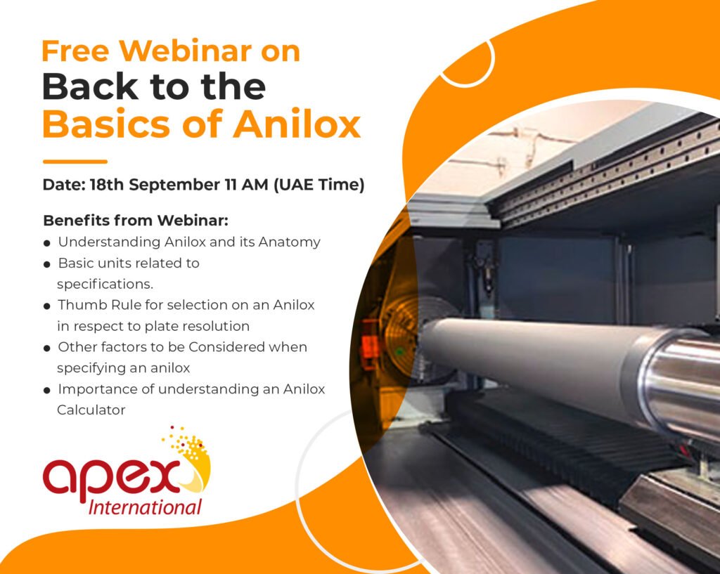 Free Webinar on Back to the Basics of Anilox